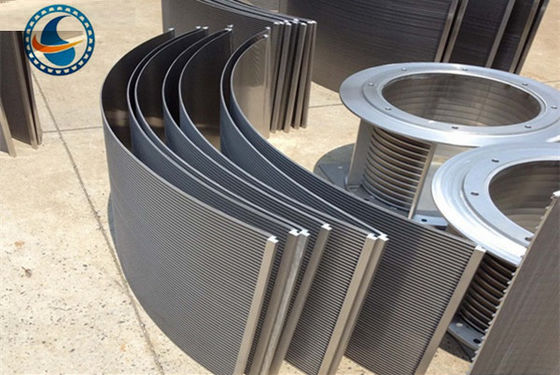 4000mm Length Stainless Steel Curved Wedge Wire Screen Filter