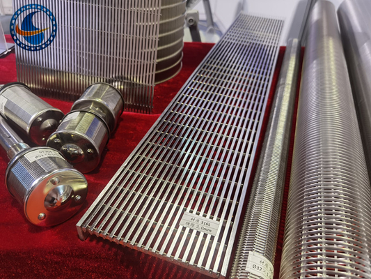 Ss 321 Johnson Wedge Wire Screen Flat สำหรับวิศวกรรมปิโตรเคมี