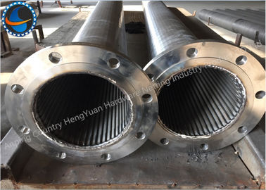 ทนต่อการขัดถูในพื้นที่เปิดขนาดใหญ่สำหรับระบบบำบัดน้ำ Downhole Slotted Tube