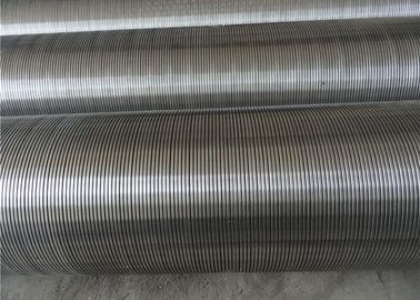ตัวกรองทรายน้ำน้ำมัน 304 Wedge Wire Screen Pipe สำหรับ Borewell