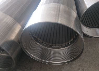 Slot 40 Water Well Screen Tube Ss304 ลวดรูปตัว V