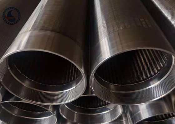 ความยาว 5.8 ม. 2507 ท่อหน้าจอ Slotted V Wire สำหรับเครื่องกรองน้ำ