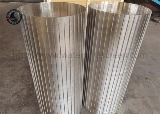 Slotted Wedge Wire ตัวกรองหน้าจอ Johnson Well Mesh Stainless 304 316 316l