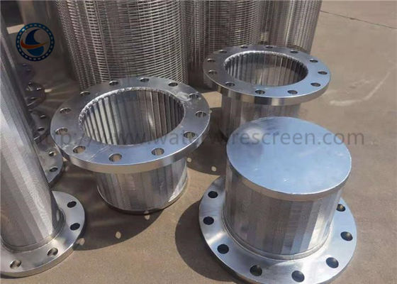 V Wire Wrapper Filter 316L Johnson Wedge Wire หน้าจอ