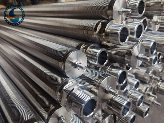 ท่อหน้าจอลวดลิ่มลิ่มย้อนอัตโนมัติน้ำมันตกค้าง