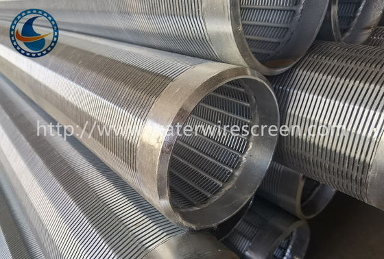 4-1 / 2inch Lcg Johnson Non Clogging Wire Wrapped Screen Tube สำหรับบ่อน้ำตื้น