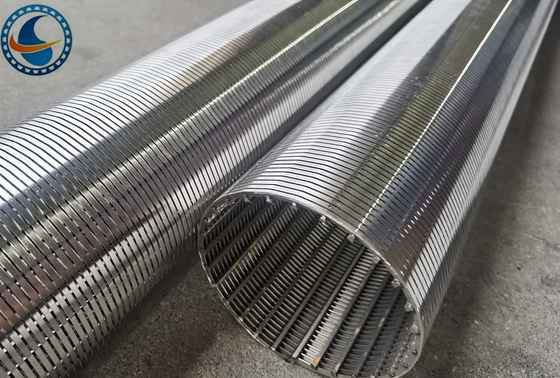 118mm Dia Ss ลิ่มลวดกรองหน้าจอเทียนสำหรับโรงกลั่นน้ำมันวัลคาไนซ์