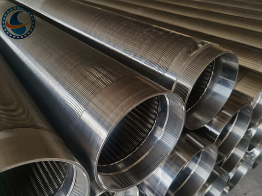 ตัวกรองหน้าจอแบบเจาะรู Johnson Downhole แบบเต็มรูปแบบ 1.0mm Slot