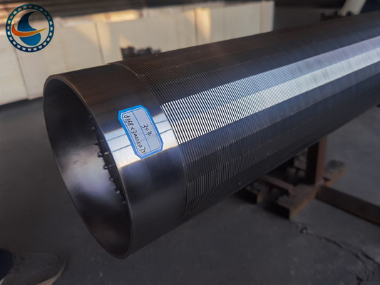 รอยท่อลิ่มลวดหน้าจอท่อ / ท่อ 168mm เส้นผ่านศูนย์กลาง