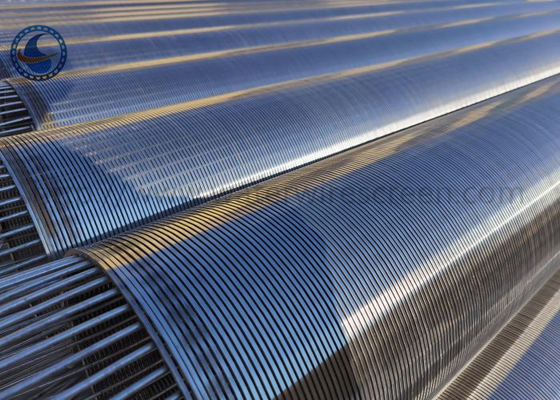 Johnson 25mm Stainless Steel Wedge Wire หน้าจอ Water Well Sand Control Pipe