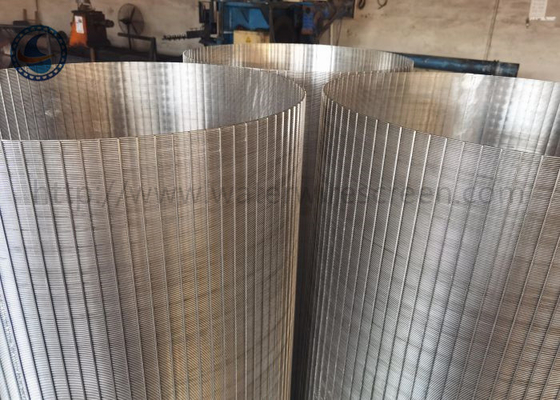 Slotted Tube Johnson Screen 304 ตัวกรองหน้าจอลวดลิ่มสำหรับการกรอง