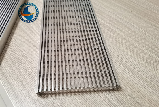 หน้าจอแผงลวดลิ่มสแตนเลส 316l สำหรับตัวกรองท่อระบายน้ำชั้น