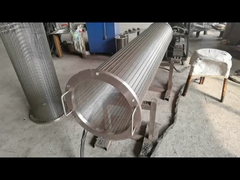 เครื่องกรองกรองสกรีนสายหมุน Drum Wedge ไม่ติดต่อสําหรับอุตสาหกรรมน้ํามัน