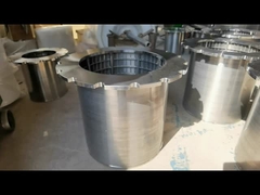 โลหะไร้สารสแตนเลส สายใยทรงลูกวัว 200μm สายสกรีนท่อ