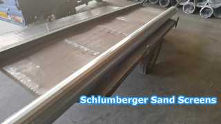 SS304 OD 4-1/2" Schlumberger Sand Screens ตะแกรงลวดแบบพัน