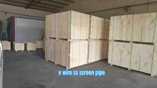 OD12-3/4 "325 มม. SS 316L สล็อต 40 หน้าจอบ่อน้ำ
