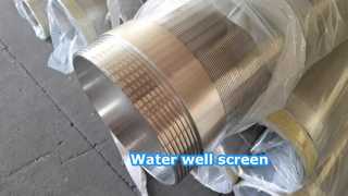 SS304 8-5/8 "บ่อกรองน้ำพร้อมเกลียวตัวผู้และตัวเมีย BSPT