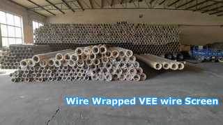 OD 9-5/8" 245mm Slot 30 SS304 Wire Wrapped Screen